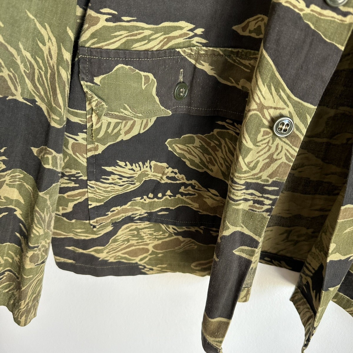 ジャケット・アウター unknown military tiger stripe jacket Vietnam Tiger Stripe Camouflage US Military Jacket | Vintage