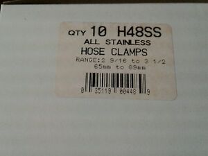 Sae Hose Clamp Size Chart