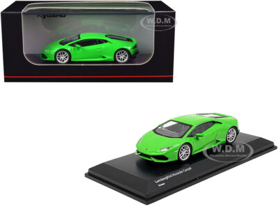 LAMBORGHINI HURACAN COUPE GREEN 1/64 DIECAST MODEL CAR BY KYOSHO KS07045A3