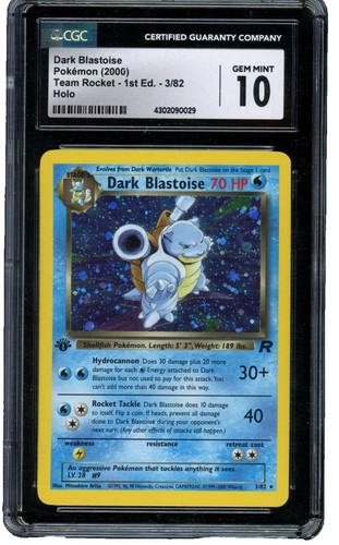 Pokémon TCG - Dark Blastoise - 20/82 - Rare Unlimited - Team