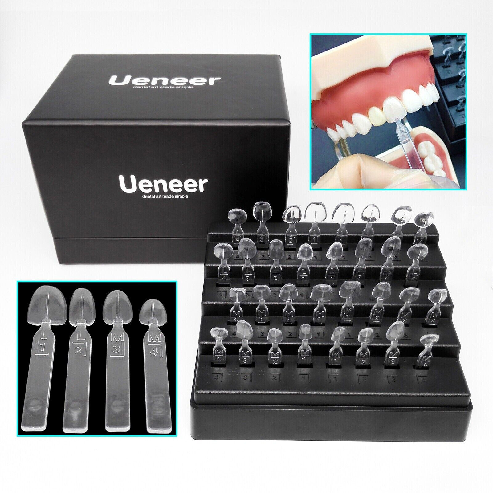 Dental Veneers Mould Kit Composite Resin Mold Light Cure Teeth Partner