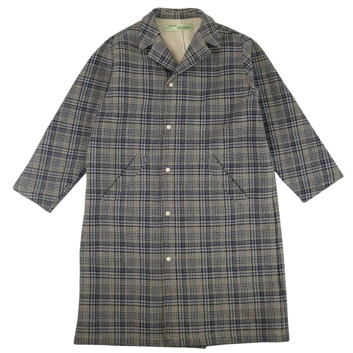 Off white hotsell check coat