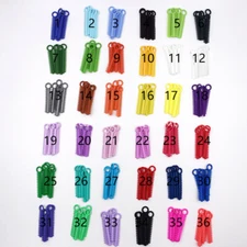 1040 Pcs/Pack Dental Orthodontic Ligature Ties Elastic Rubber Bands 37 Colors