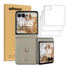 For Motorola Razr 50 / Razr (2024) Tempered Glass Screen Protector (3 Per Pack)