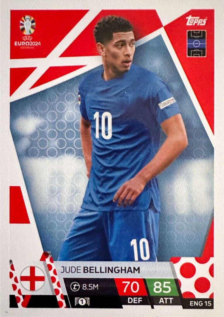 N.ENG 15 Jude Bellingham England - Match Attax Euro 2024 N.ENG 15 Jude Bellingham England - Match Attax Euro 2024