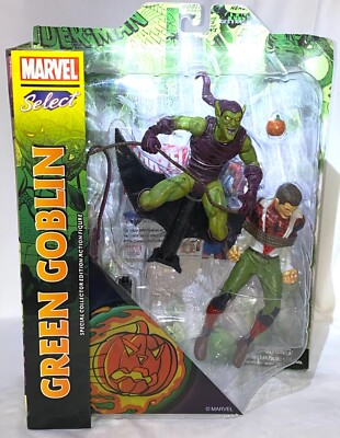 Marvel Select Green Goblin Peter Parker figure Diamond Amazing