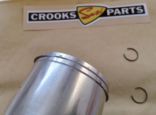1976 RM250 A +.5mm Genuine Suzuki Piston & Ring Set, 12110-41749 & 12140-40720 - Picture 3 of 12