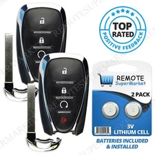 2 Replacement for HYQ4EA 2017 2018 Chevrolet Volt Remote Start Key Fob 433mhz