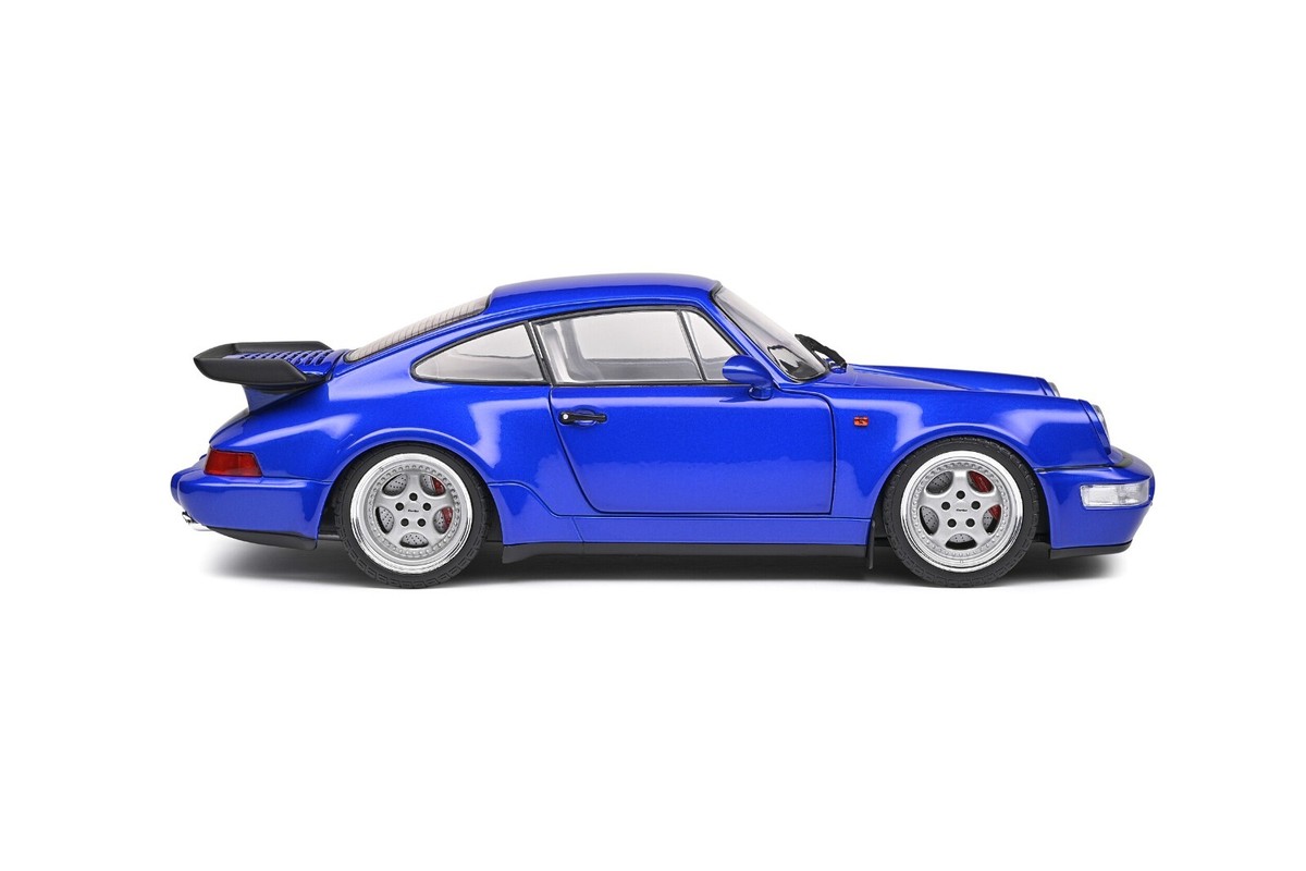 1990 PORSCHE 911 (964) TURBO 3.6 ELECTRIC BLUE 1/18 MODEL by