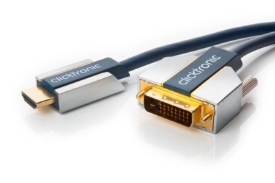 Clicktronic Advanced 3m HDMI / DVI-Kabel