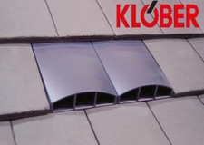 Klober Profile-Line Twin Plain Tile Vent | Suits Duo Plain, Ashmore, Gemini |