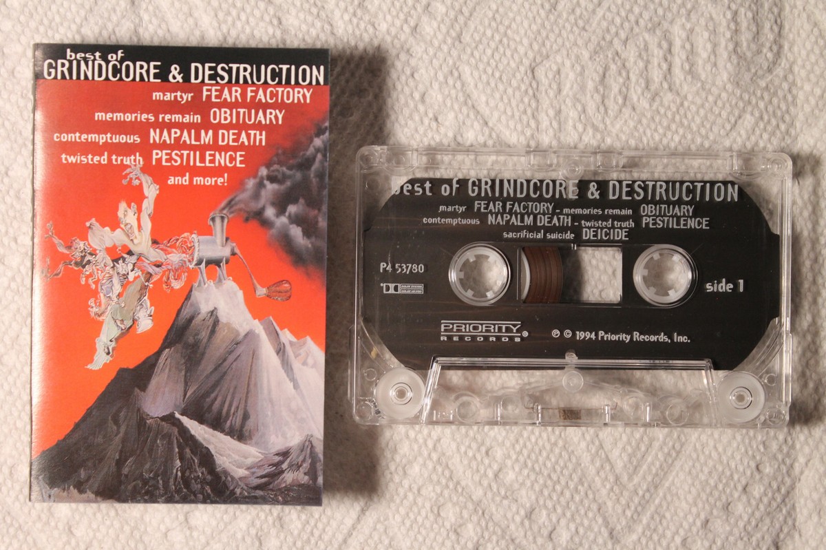 Best Of Grindcore & Destruction cassette Obituary Napalm Deicide