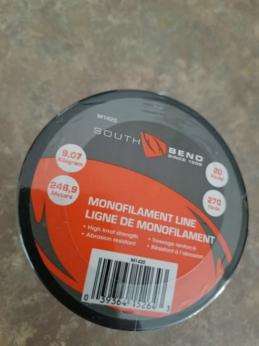 South Bend Monofilament Line 20 lb 270 yards - 第 1/2 張圖片