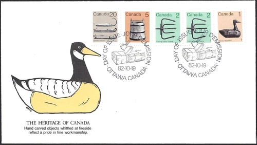 🍁Canada   # 922 - 918 Combo    "ARTIFACTS"     Brand New  1982  Fleetwood Cover