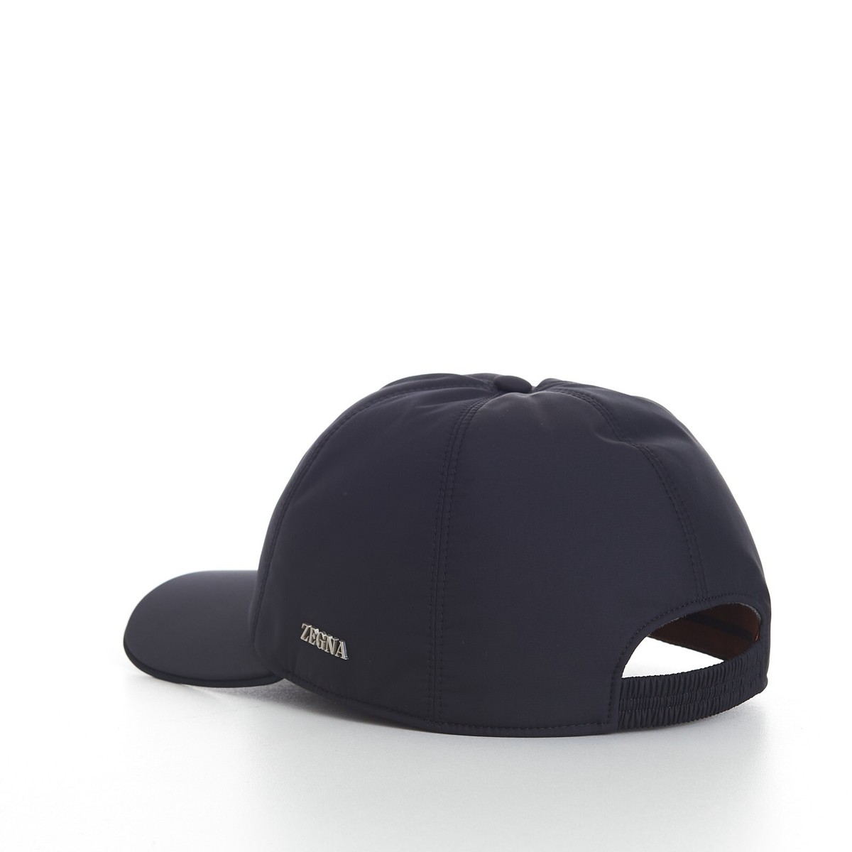 ZEGNA 490$ Baseball Cap - Dark Blue Technical Fabric, Soft Cotton