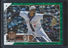 2023 Topps Series 1 Rony Garcia #231 Green Foil Board Parallel  Tigers