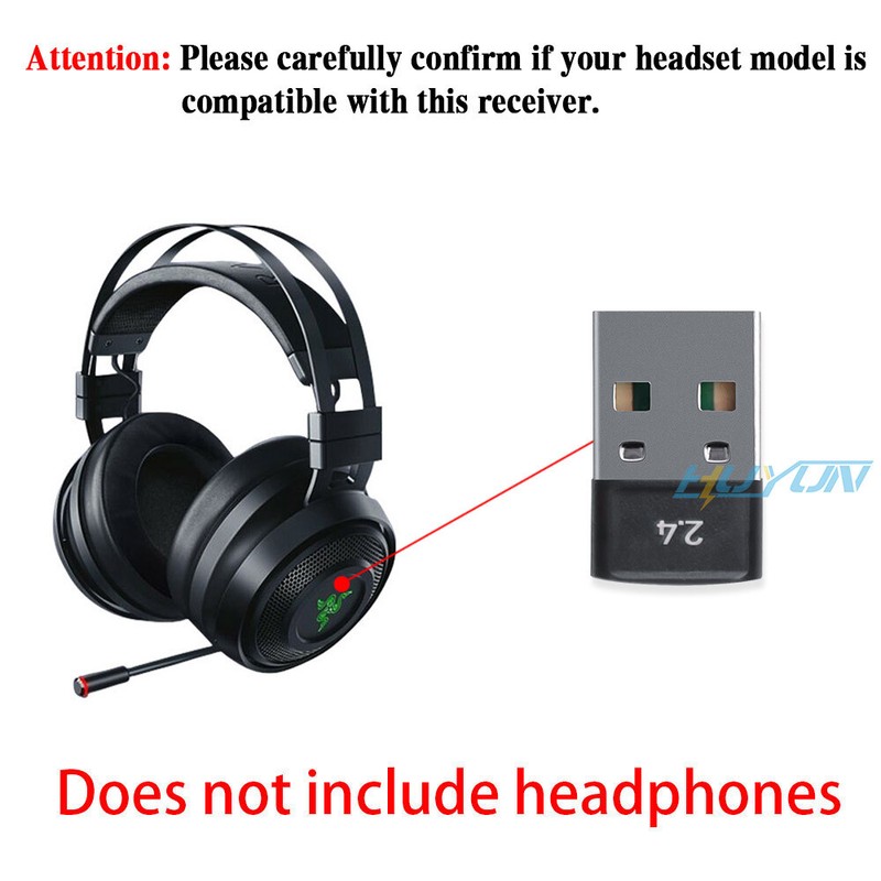 USB Dongle Receiver for Razer Nari Ultimate Gaming Headset Adapter RC30-0267
