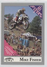 1991 Champs Hi Flyers AMA Motocross Mike Fisher #133 0y59