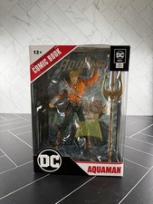 DC Direct McFarlane Page Punchers AQUAMAN with Aquaman Comic NEW 2023