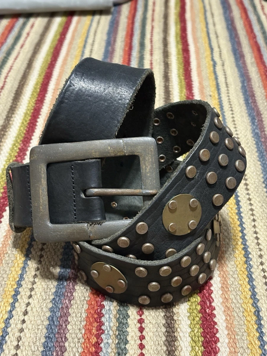 Diesel Leather Studded Belts for Men for sale | eBay