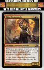 Magic_the_gathering Dragon's Maze #56 Blaze Commando