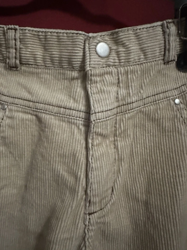 Pantalones occidentales Le Top de pana tostada para niños pequeños talla 4T vaquero rodeo Foto 3 de 4