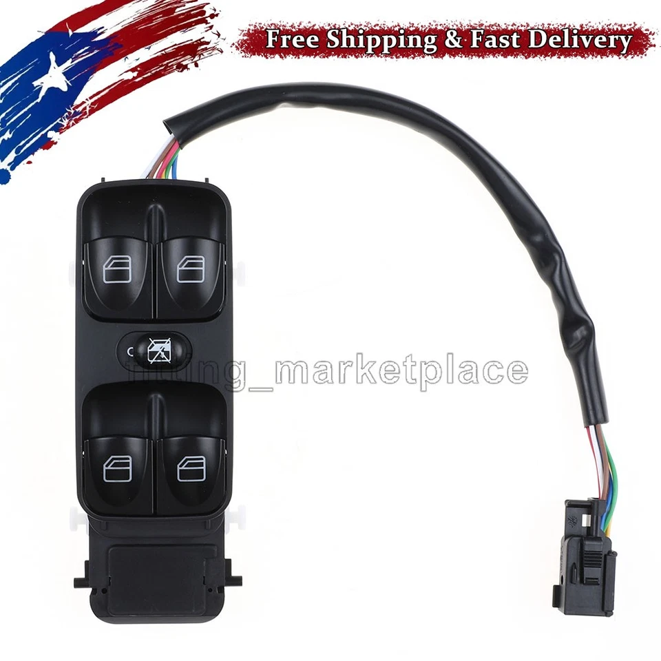 Interruptor ventana eléctrica delantero izquierdo mercedes-benz w463 g500 g550 g55 g63 amg Foto 2 de 4