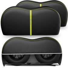 2 Pack Dual Axle RV Tire Covers Fit 27-30 Inch Diameter Tires for Truck Trailer