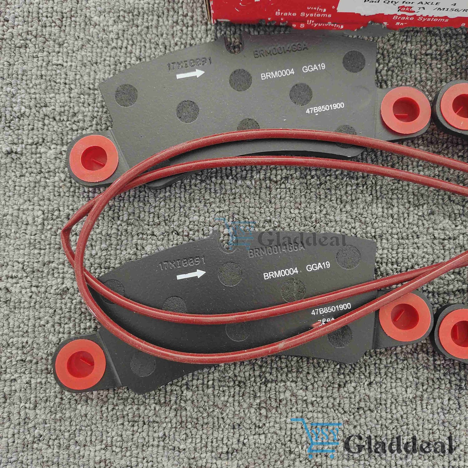 Rear Brake Pad Kit With Brake Sensor Fit 70003759 Ferrari 488, F8, F12 , 812