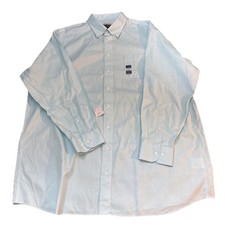 Jos A Bank Traveler Dress Shirt 18 - 34/35 Traditional Fit Aqua NWT New 53