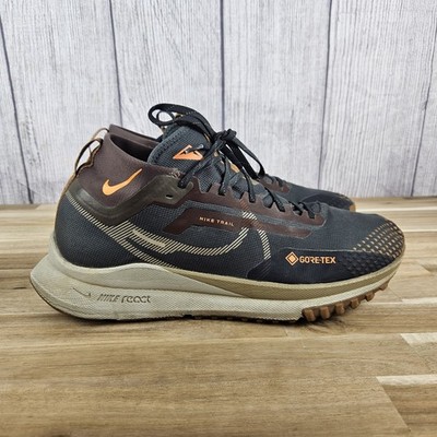Nike React Pegasus Trail 4 GoreTex Men s Size 12.5 Anthracite Ironstone Shoes