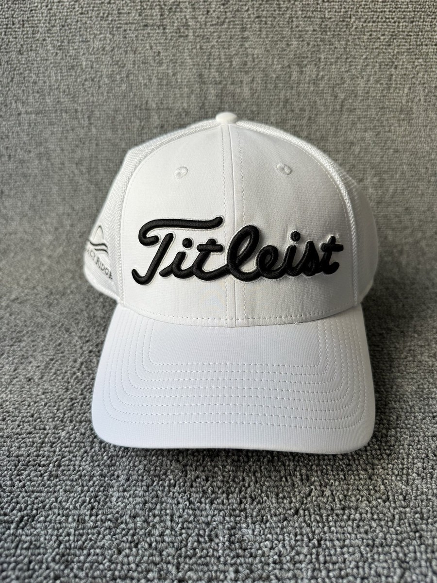 Titleist Legacy Ridge Golf Cap Snapback White XL/XXL Mesh Hat
