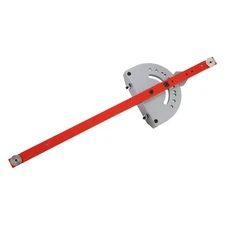 19in Table Saw Miter Gauge Aluminum Alloy Angle Adjustable Miter Gauge.
