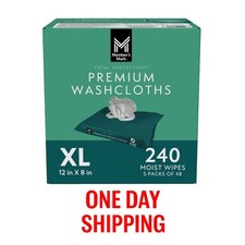 Member  s Mark Adult Washcloths 240ct Bulk Pack Soft Durable