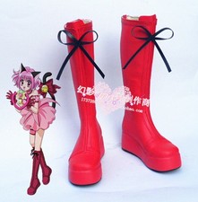 Tokyo Mew Mew Ichigo Momomiya Cosplay Shoes Platform Boots