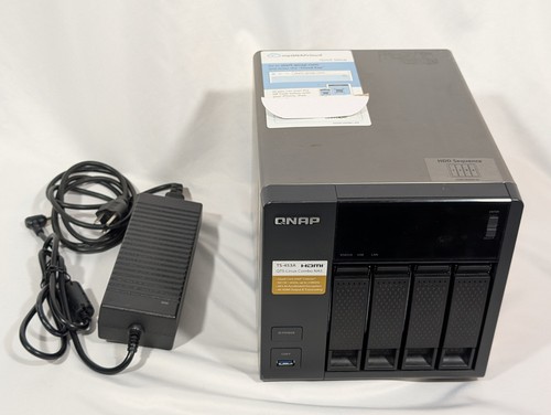QNAP TS-453A 4-Bay NAS Server + 3TB Western Digital Drive - 4GB ram.