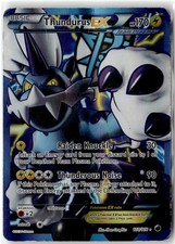Thundurus EX 110/116 Heavily Played Holo Plasma Freeze Ultra Rare Pokemon on eBay