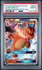 2019 POKEMON SM BLACK STAR PROMO HIDDEN FATES TINS #SM211 CHARIZARD GX PSA 10