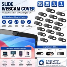 Webcam cover 10PACK Thin Camera Slider for Iphone Laptop Mobile tablet Fast post