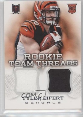 2013 Panini Momentum Rookie Team Threads Combo Materials /399 Tyler Eifert 0af