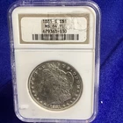 Morgan 1881-S ANACS MS64 PL Silver $1 Coin San Francisco 0.9 Fineness KM#110