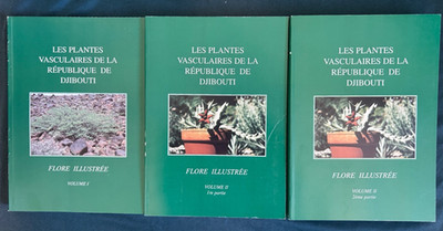 Botanik Dschibuti Illustrierte Flora 3 Bände CIRAD 1994 Audru César Lebrun