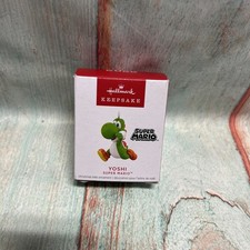 2022 HALLMARK KEEPSAKE SUPER MARIO YOSHI MINIATURE ORNAMENT NEW IN BOX