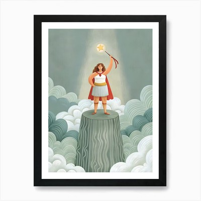 Aphrodite - Woman Power Art Print Framed Wall Art Poster Canvas Print Picture