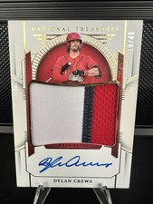 2024 National Treasures Prospect Materials Signature Dylan Crews Gold 18/49