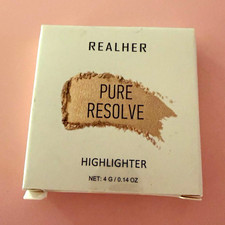 RealHer Pure Resolve Highlighter Champagne 4g/0.14oz NEW SEALED Cruelty Free