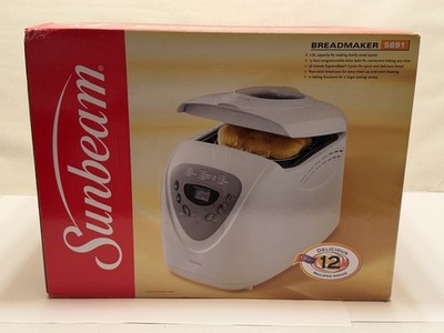 NEW Sunbeam 5891 Programmable Bread Maker Machine 12 Bake Functions 2lb Capacity