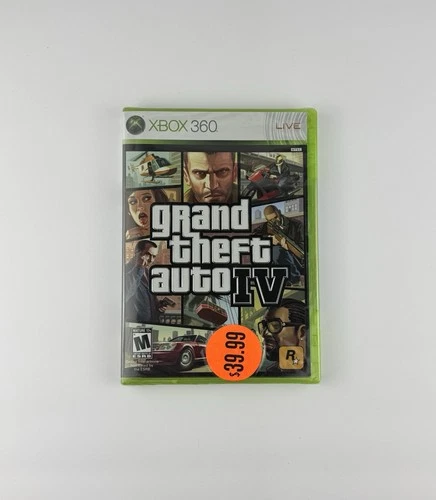 New ListingGrand Theft Auto IV (Xbox 360, 2008) First Print Brand New / Factory Sealed ~