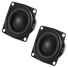 ALMOCN 2PCS 2" 4Ohm 10W DIY Small Full Range Audio Speaker 2pcs