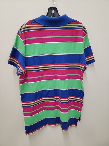 Polo Ralph Lauren De Colección Para Hombre Rayas Bloques de Color Manga Corta Polo Grande - Imagen 4 de 7